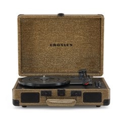 Crosley Cruiser Plus Deluxe Soft Gold 100th Anniversary Bluetooth Turntable - 1