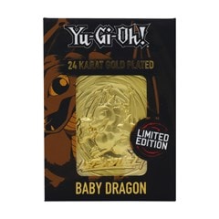 Yu-Gi-Oh! Baby Dragon: 24K Gold Plated Ingot Collectible - 2