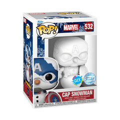 DIY Cap As Snowman (532) Marvel Holiday hmv Exclusive Pop Vinyl - 1