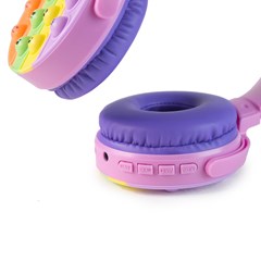 Vybe Stress Buster Purple Kids Headphones - 6