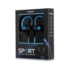 Roam Sport Ear Hook Blue Bluetooth Earphones - 3