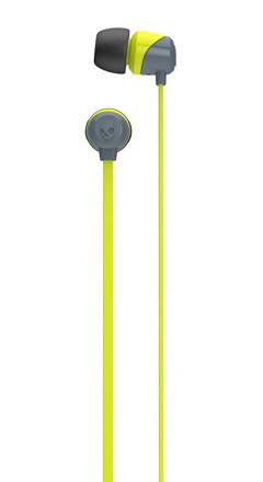 Skullcandy Jib Grey/Hot Lime Earphones - 2