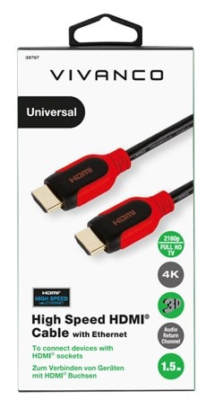 Vivanco HDMI Cable 1.5M - 1