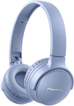 Pioneer S3 BT Blue Bluetooth Headphones - 1