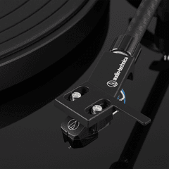 Audio Technica AT-LPW50 Wood Base Piano Black Turntable - 5