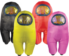 Among Us: Yellow (Size 1 Adult) Official Inflatable Costume - 6