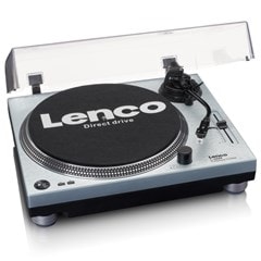 Lenco L-3809ME Silver Direct Drive Turntable - 4