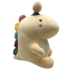 Kenji Yabu Large Party Dino Yellow Soft Toy - 1