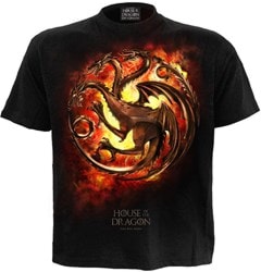 Dragon Flames House Of The Dragon Spiral Tee (Small) - 1