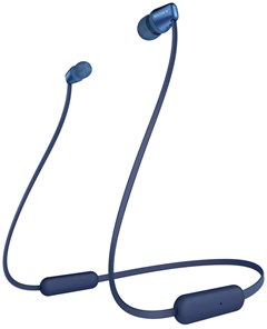 Sony WI-C310 Blue Bluetooth Earphones - 1