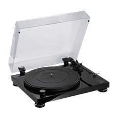 Audio Technica AT-LPW50 Wood Base Piano Black Turntable - 3