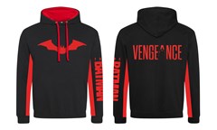 Batman Icon And Text Hoodie (Small) - 1