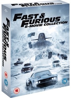 Fast Furious 8 Movie Collection Dvd Box Set Free Shipping Over 20 Hmv Store