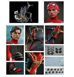 1:6 Spider-Man Deluxe Integrated Suit - Spider-Man No Way Home Hot Toys Figure - 4