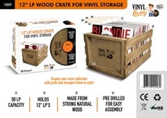 Vinyl Buddy Wood LP Crate - 5