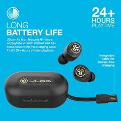 J-Lab Jbuds Air Icon Black True Wireless Bluetooth Earphones - 5