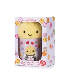 Bee Mine Swizzels Love Hearts Mug And Soft Toy Set - 3