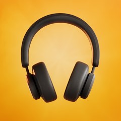 Urbanista Los Angeles Midnight Black Solar Powered Active Noise Cancelling Bluetooth Headphones - 1