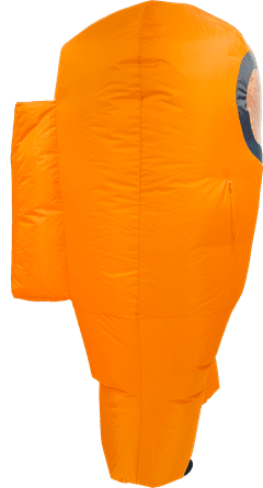 Among Us: Orange (Size 2 Kids) Official Inflatable Costume - 6
