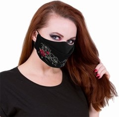 Tribal Rose Cotton Face Covering - 2