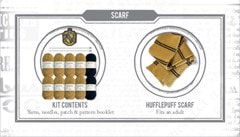 Hufflepuff House Scarf: Harry Potter Knit Kit - 3