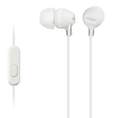 Sony MDREX15 White Earphones W/Mic - 1