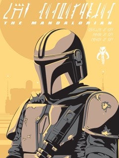 Star Wars: The Mandalorian: Illustration Canvas Print - 1