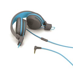 JLab Jbuddies Studio Blue/Grey Kids Headphones - 2