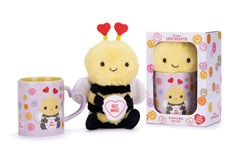 Bee Mine Swizzels Love Hearts Mug And Soft Toy Set - 1