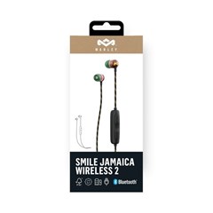 House Of Marley Smile Jamaica BT 2 Rasta Bluetooth Earphones - 4