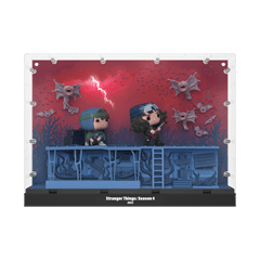 Dustin Eddie & Demobats Phase Three (05) Stranger Things Season 4 Pop Vinyl Moment Deluxe - 1