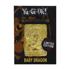 Yu-Gi-Oh! Baby Dragon: 24K Gold Plated Ingot Collectible - 3