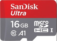 Sandisk Ultra Android Micro SD HC 16GB 98MB/S C10 - 1