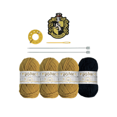 Harry Potter: Hufflepuff Bobble Hat Kit: Knit Kit: Hero Collector - 3