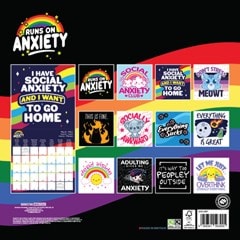 Runs On Anxiety 2023 Calendar - 2