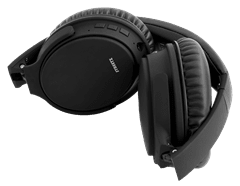Streetz HL-BT404 Black Active Noise Cancelling Bluetooth Headphones - 4