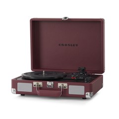 Crosley Cruiser Deluxe Burgundy Bluetooth Turntable - 2