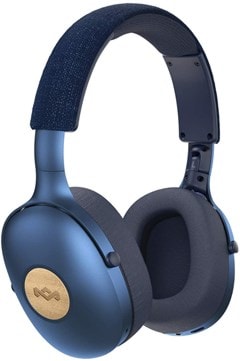 House Of Marley Positive Vibration XL Blue Bluetooth Headphones - 1
