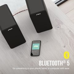 Jam Black Bluetooth Bookshelf Speakers - 5