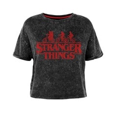 Bike Stranger Things Cropped Tee 