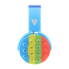 Vybe Stress Buster Blue Kids Headphones - 3
