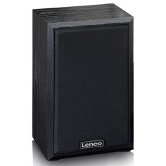 Lenco LS-101BK Black Belt Drive Turntable & Speakers - 4