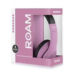 Roam Colours Dusty Pink Headphones w/Mic (hmv Exclusive) - 2