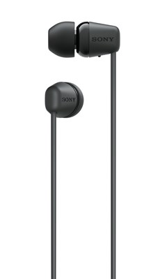 Sony WI-C100 Black Bluetooth Earphones - 1