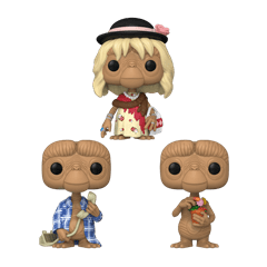 E.T. In Disguise / E.T. In Robe /E.T. With Flowers 40th Anniversary (hmv Exclusive) Pop Vinyl 3 Pack - 1
