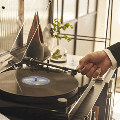 Audio Technica AT-LPW50 Wood Base Piano Black Turntable - 7