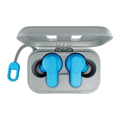 Skullcandy Dime Light Grey/Blue True Wireless Bluetooth Earphones - 7