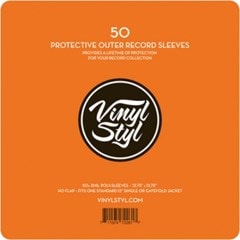 Lasgo 50 Pack 12" Vinyl Sleeves - 1