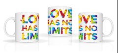 LGBT Pride: Love Has No Limits Mug - 1