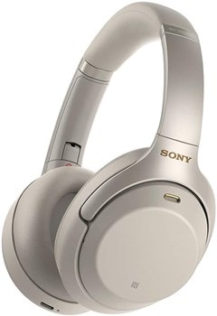 Sony WH-1000XM3 Silver Active Noise Cancelling Bluetooth Headphones - 1